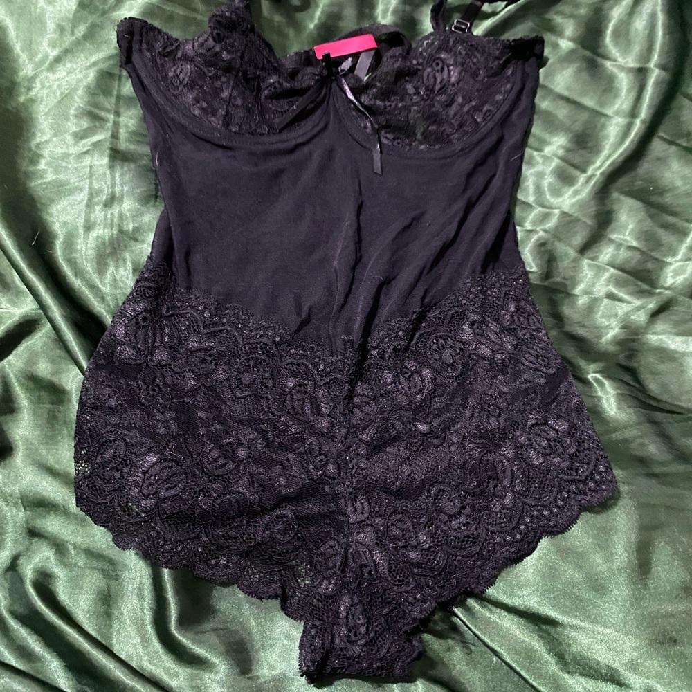 Black Lace Bodysuit